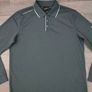 Oscar Jacobson Long Sleeve Golf Polo Shirt Mens Medium Image 2