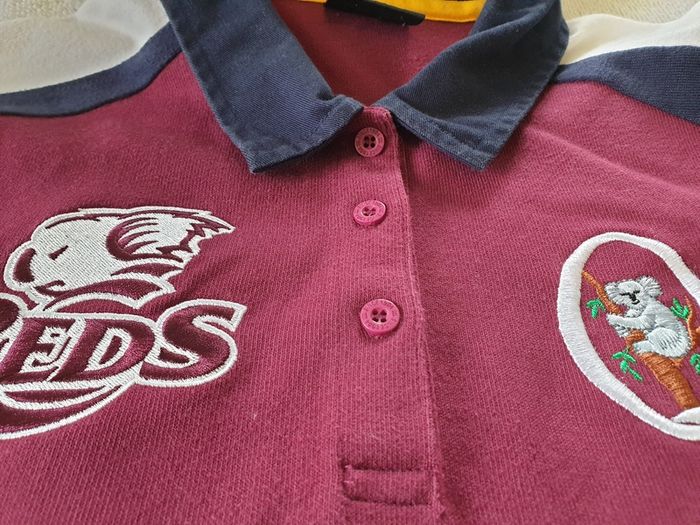 Queensland Reds Rugby Home Jersey 2004 to 2006 Children 14 Years Old
