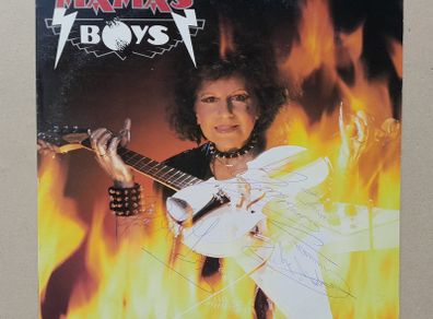 MAMAS BOYS fully signed album Irish Rock Metal