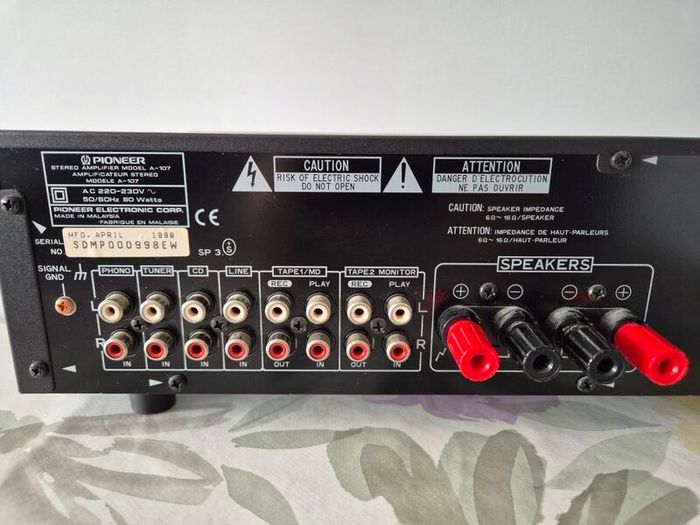 Pioneer Stereo Amplifier