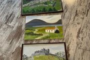 vintage oil painting price for all 3