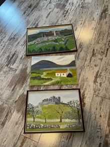 vintage oil painting price for all 3