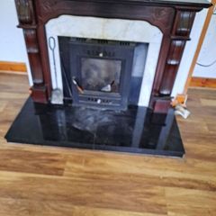Mahogany Fireplace