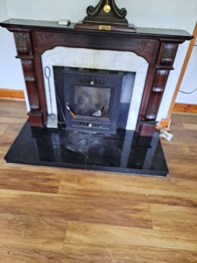 Mahogany Fireplace