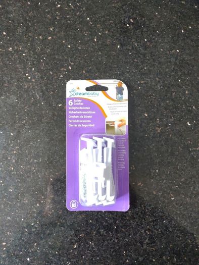 cabinet door safety catch