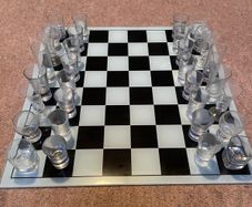 Glass chess board