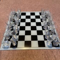 Glass chess board