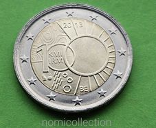 Belgium 2013 year Uncirculated 2 Euro coin.