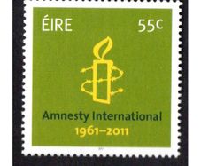 2011 Ireland 50th Anniversary of Amnesty International Commemorative Stamp Mint Never Hinged (MNH)
