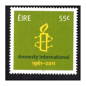 2011 Ireland 50th Anniversary of Amnesty International Commemorative Stamp Mint Never Hinged (MNH)