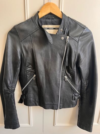 Topshop leather biker jacket