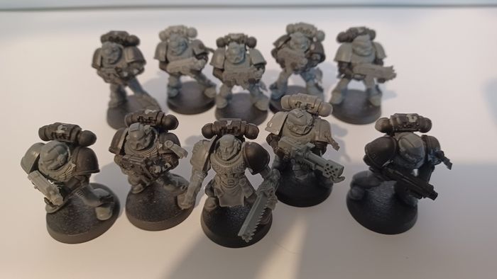 Warhammer Lots x 22nr. Space Marine, Imperial Guard, LOTR,