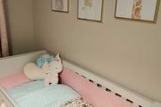 Baby Girl Cot Bedding, Barely used, perfect condition NOT THE BED, PLEASE READ DESCRIPTION.