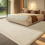 Carpet Rugs Living Room Large 300x425cm, Grey Rug for Bedroom Washable Area Rug Anti Slip Fluffy Rug Shaggy Cream Carpets Extra Large Rugs for Living Room Kids Room Image 7