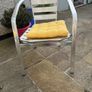 Set of garden or patio chairs with matching cushions Image 4