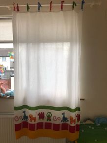 ikea curtains kids zoo animals