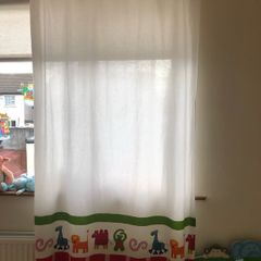 ikea curtains kids zoo animals