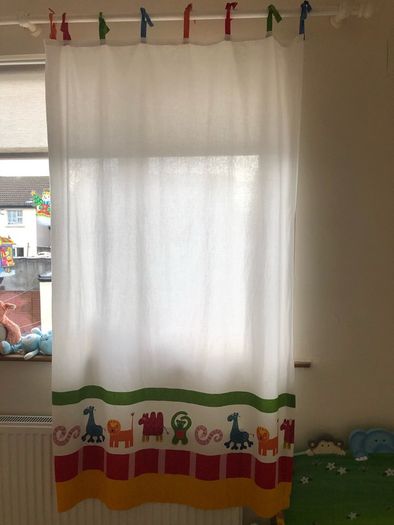 ikea curtains kids zoo animals