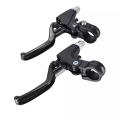 1 Pair 22mm Aluminum Durable Bike Handlebar Brake Handle Levers Bicycle Handlebar Handles Handbrake Cycling Accessories