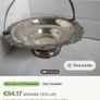 James Dixon & Sons Antique Silver Plated Metal Fruit Basket Centrepiece, Pattern 1587. Image 6