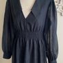 Ganni Crinkled Georgette Dress Size Uk8 (36) Image 2