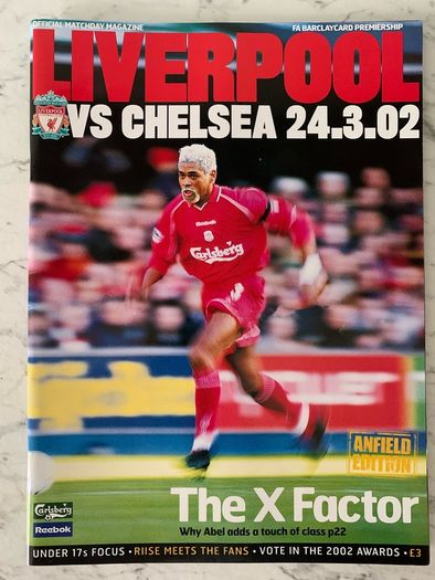 Liverpool FC 2 x Match Day Programmes Man United and Chelsea