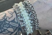 1 Full Set of Resin Teeth Soldered Oddity Curiosity Bangle