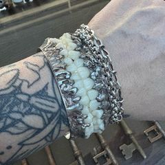 1 Full Set of Resin Teeth Soldered Oddity Curiosity Bangle