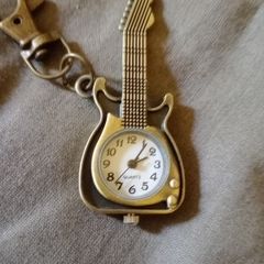 Guitar Keyring Watch