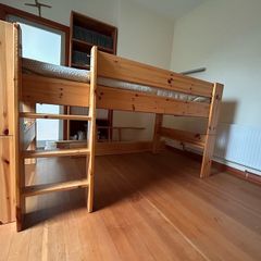 Mid sleeper Scandinavian Pine- Bunk bead, High Single Bed