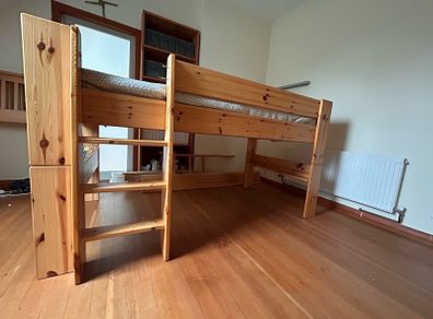 Mid sleeper Scandinavian Pine- Bunk bead, High Single Bed