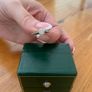 White Gold Diamond Solitaire Ring 1 x 18ct Image 6