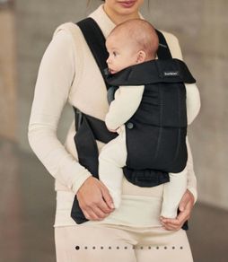Baby bjorn baby carrier mini woven black
