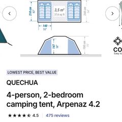 tent brand new never opened