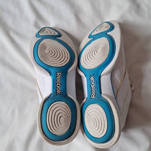 reebok easytone size 4 eu 37 white leather In excellent condition