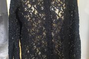 Mango lace  blouse,Size S