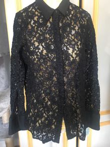 Mango lace  blouse,Size S