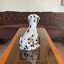Large Mid-Century Ceramic Statue of a Dalmatian puppy 1970s Image 5
