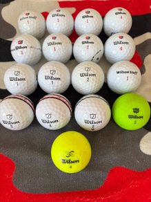 17 Wilson Premium Golf Balls