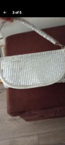 Silver coloured bag