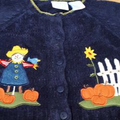 Halloween navy cardigan baby lovely detail tag attached
