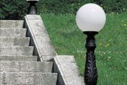Globe Post Light 1 Meter High IP55