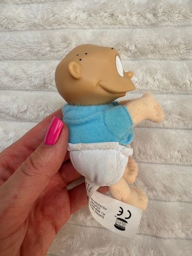 Burger King 1998 Rugrats Tommy Pickles Hugging clip on Plush approx. 4" Used Please see photos