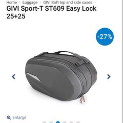 Givi T sport easy lock bike storage bags