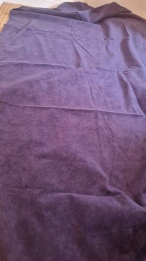 Vintage Alcantara Dark Purple/ navy Suedette Fabric