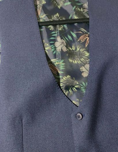 Kenton luxury tailoring 3 piece wedding suit in navy