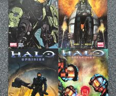 The Halo Spartan-II Gaming Comic Book Mini-Pack (4 Items)