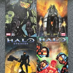 The Halo Spartan-II Gaming Comic Book Mini-Pack (4 Items)