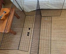 Extendable fire safety guard