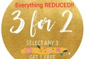 3 for 2 on EVERYTHING - Choose ANY 3 - Pay for 2 - Get 1 Free!!